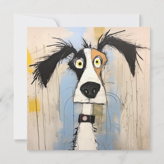 犬予測できな誕生会 招待状 (裏面)