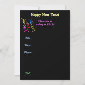 犬人の新年の招待状 招待状 (裏面)