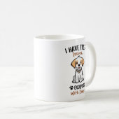 犬以外は信用できない コーヒーマグカップ (正面右)