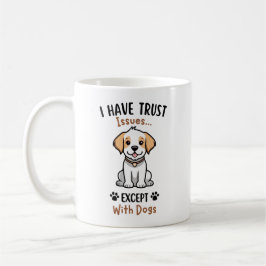 犬以外は信用できない コーヒーマグカップ