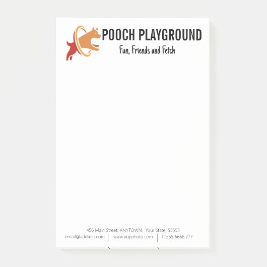 犬保育事業カスタム ポストイット (正面)