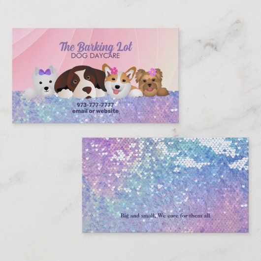 犬保育園名刺 名刺 (正面/裏面)