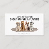 犬保育用水彩名刺 名刺 (正面)