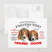 犬保護に ポストカード (正面/裏面)