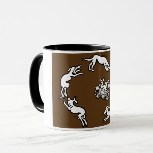 犬兎 マグカップ (正面左)