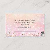 犬入浴グルーミングペットアポイントメントカード 予約カード (裏面)