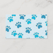 犬入浴槽ペットグルーミングサービス 名刺 (裏面)