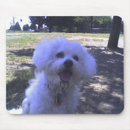 犬公園のMuffie マウスパッド (正面)