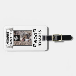 犬写真付き身分証明書を整備して下さい ラゲッジタグ