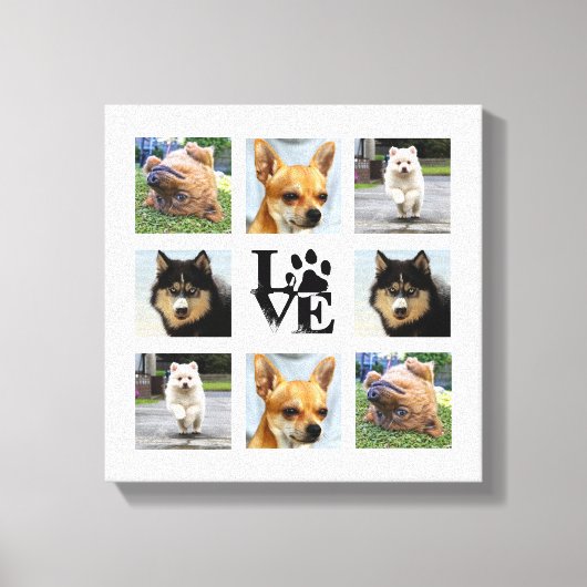 犬写真大学8 Instagramの画像 キャンバスプリント (正面)