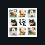 犬写真大学8 Instagramの画像 キャンバスプリント<br><div class="desc">犬の写真テンプレートは、自分の画像を追加する準備ができている</div>