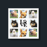 犬写真大学8 Instagramの画像 キャンバスプリント<br><div class="desc">犬の写真テンプレートは、自分の画像を追加する準備ができている</div>