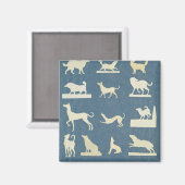 犬勉強 マグネット (正面/裏面)