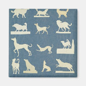 犬勉強 マグネット (正面)