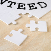 犬動揺してのポー最高の友の保証 ジグソーパズル (側面)