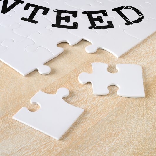 犬動揺してのポー最高の友の保証 ジグソーパズル (側面)