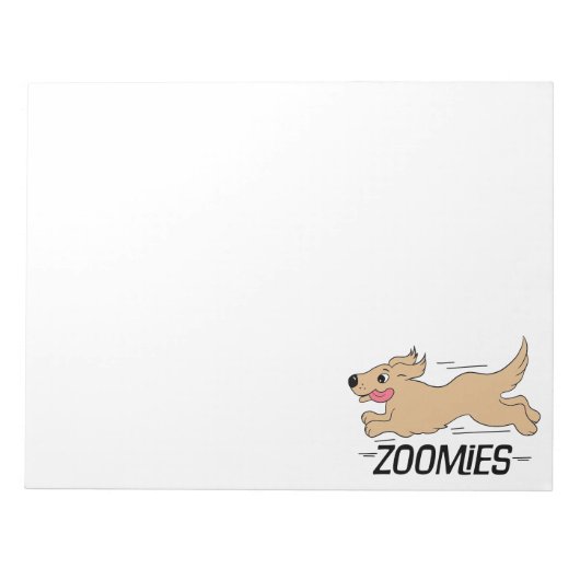 犬動物園おもしろい ノートパッド (正面)