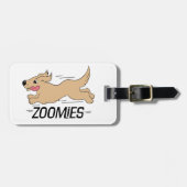 犬動物園おもしろい ラゲッジタグ (正面横)