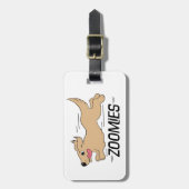 犬動物園おもしろい ラゲッジタグ (正面縦)