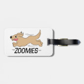 犬動物園おもしろい ラゲッジタグ (裏面横)