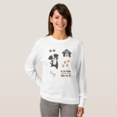 犬可愛いステッカーセットベルネーゼ山 Tシャツ (正面フル)