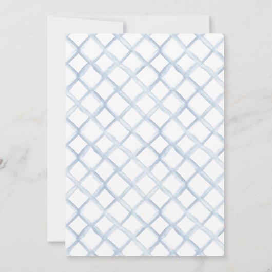 犬名門私立校風のの紋章ベビーシャワー招待状 招待状 (裏面)