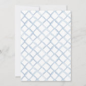 犬名門私立校風のの紋章ベビーシャワー招待状 招待状 (裏面)