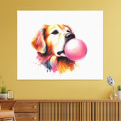 犬吹の泡 キャンバスプリント (インサイチュ (リビング))