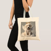 "犬天使" トートバッグ (正面(商品))