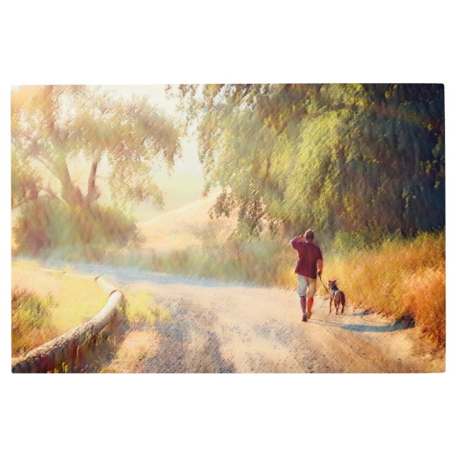 犬天国メタルアート メタルプリント (正面)