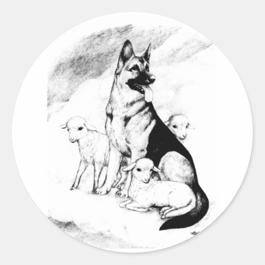 犬天国 ラウンドシール (正面)