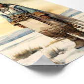 「犬女ポートレートポスター」 ポスター (角)