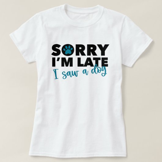 犬好おもしろいきTシャツ Tシャツ (デザイン正面)