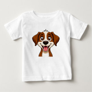 犬好きと愛犬家の幸せな子犬 ベビーTシャツ