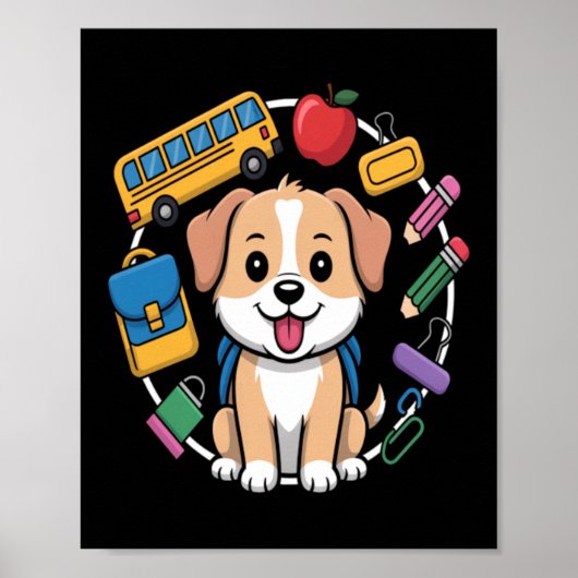 犬好きな人のための新学期 ポスター (正面)