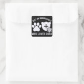 犬好きな免疫学者 スクエアシール (バッグ)