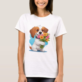 犬好きにかわいいおもしろい犬 Tシャツ