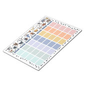 犬好きのためのオープンデート式デスクカレンダーノート ノートパッド (アングル)