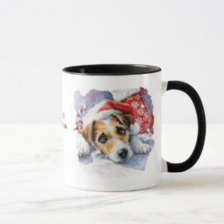 犬好きのためのクリスマスコーヒーマグ マグカップ