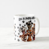 犬好きのためのマグカップ コーヒーマグカップ (正面右)
