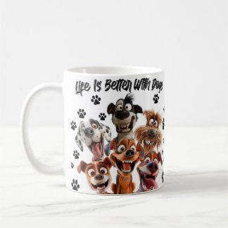犬好きのためのマグカップ コーヒーマグカップ