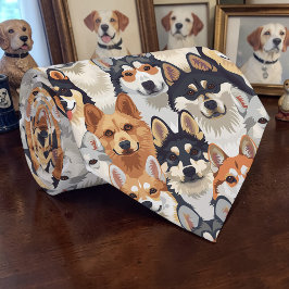 犬好きのためのレトロカスタムタイ ネクタイ