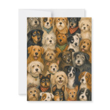 犬好きのための愛犬パック誕生日カード