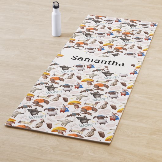 犬好きのための楽しいオリジナルグッズ ヨガマット (インサイチュ)