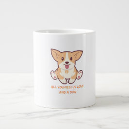 犬好きのための素敵なデザインとペットギフト ジャンボコーヒーマグカップ