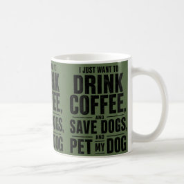 犬好きのための面白いコーヒーマグ コーヒーマグカップ