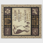 «犬好きのビーグルさんは人生がより良い ラッピングペーパー (フラット)