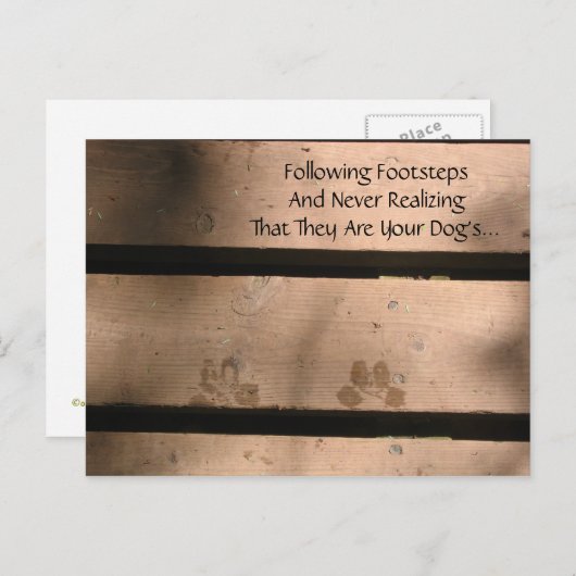 犬好きの俳句はがき ポストカード (正面/裏面)