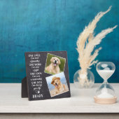 犬好きの名言 記念品 個人用ペットの写真 フォトプラーク (インサイチュ)