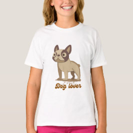 犬好きの子供用Tシャツ Tシャツ